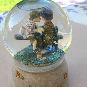 Charming Westland Couple Snow Globe with Glitter Accents "Forever Young"
